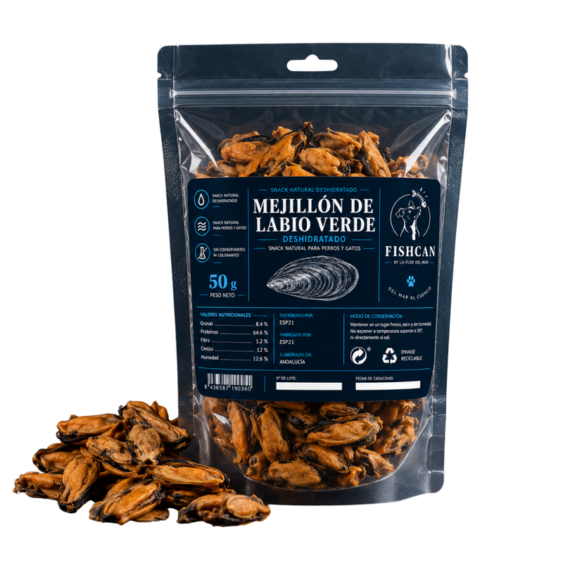 Mejillón de Labio Verde FISHCAN